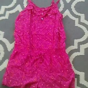 Pink romper size 7 to 8